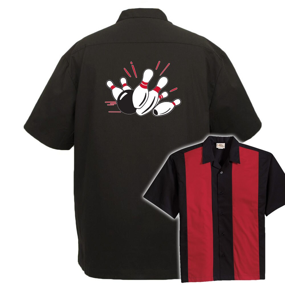 Pin Splash A Classic Retro Bowling Shirt the Player - Etsy Canada