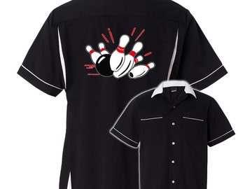 Pin Splash A Classic Retro Bowling Shirt- Classic 2.0 - Includes Embroidered Name #127