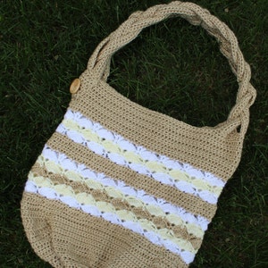 Crochet Bag Pattern the Wolseley Tote Bag With 5 Strand - Etsy