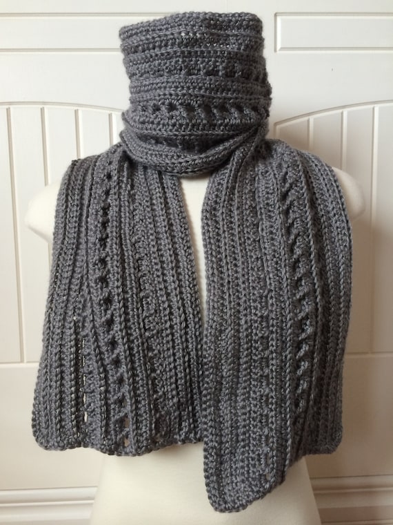 boyfriend scarf knit pattern
