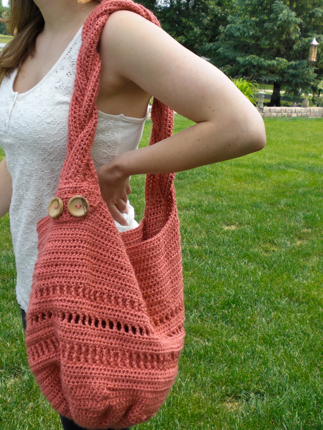 Crochet Bag Pattern Summer Meadow Tote Bag With Braided 
