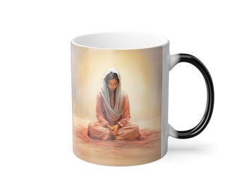 Stille magische Tasse Spaßgeschenk, Farbwechsel zum Enthüllen von Kunstwerken, magische Geschenke für sie