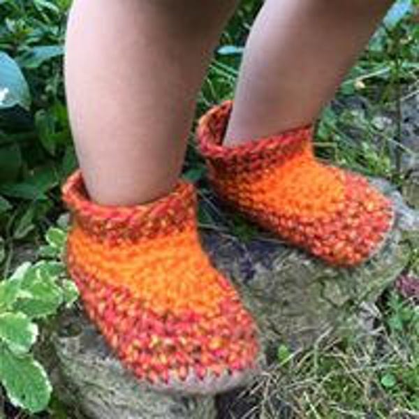 Toddler Woolly boots, available in a huge variety of colours and shades, natural and up-cycled fibers