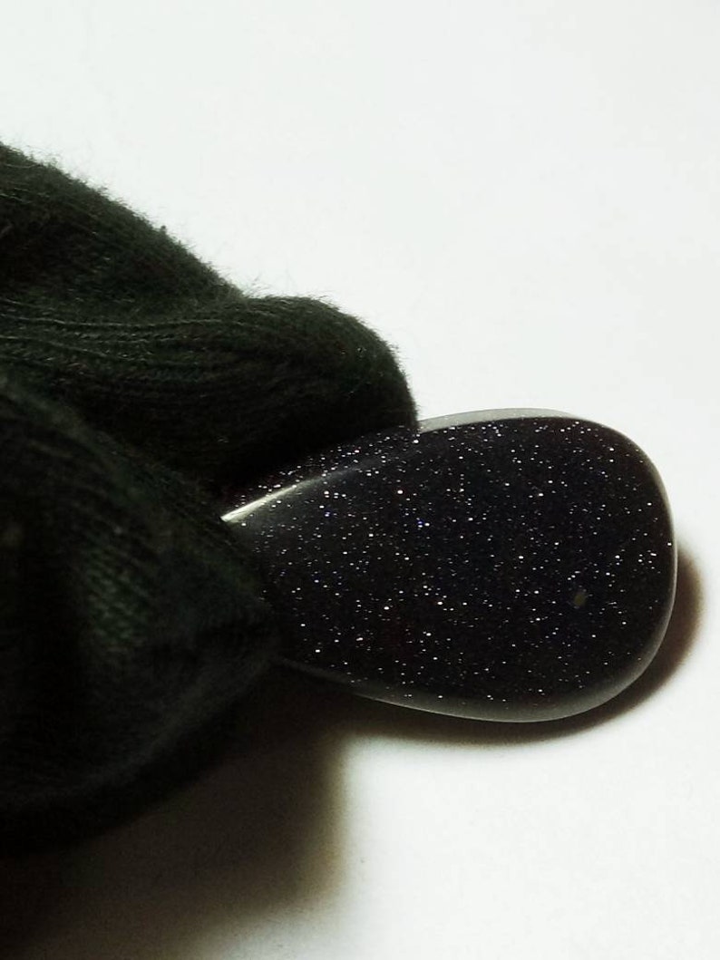 Blue Goldstone Cabochon Loose Gemstones Excellent Hand Making Shape Pear Weight 32 ct Size 33x11mm #A-250