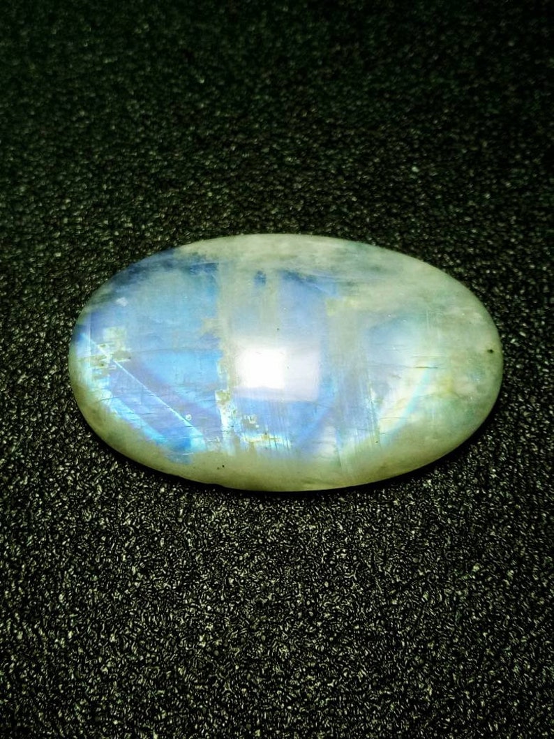 Natural Moonstone Cabochon Loose Gemstones Pendent Excellent Hand Making Shape Oval Weight 50.ct Size 33x20 mm #A-195