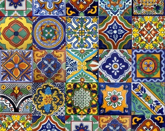 40 6x6 Mexican Ceramic Tiles
