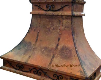 Copper Range Hood "Hacienda"