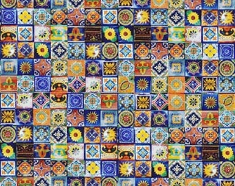 100 2x2 Mexican Mosaic Tiles