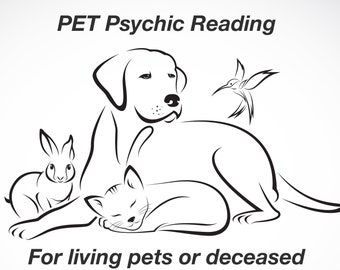 Clairvoyant Pet Psychic Reading - For Living or Deceased Animals