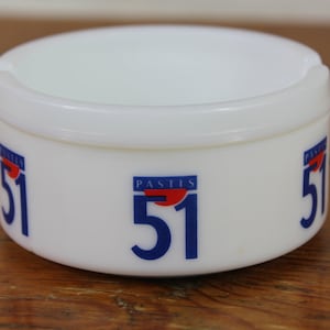 Pastis ashtray, French vintage ashtray, Pastis 51 advertising ashtray, bistro chic, retro tobacciana.