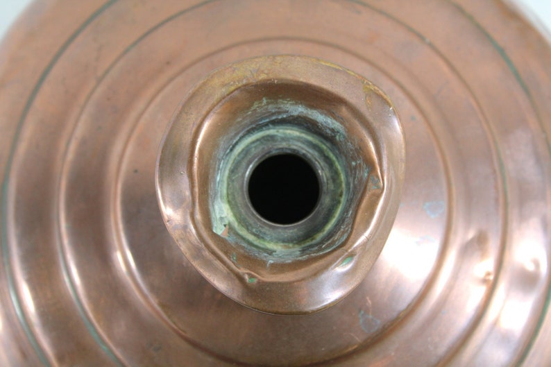 Antique copper bed warmer copper hot water bottle English Etsy