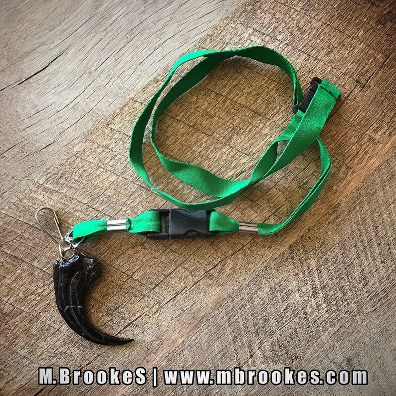 Jurassic Park / Jurassic World Raptor Claw Hand Made Lanyard - Etsy UK