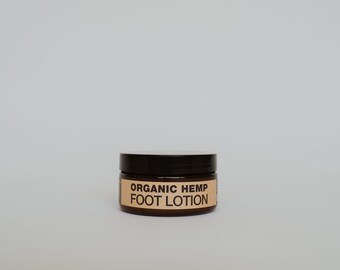 Organic Hemp Foot Lotion