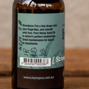 Organic Hemp Beard Oil image 3