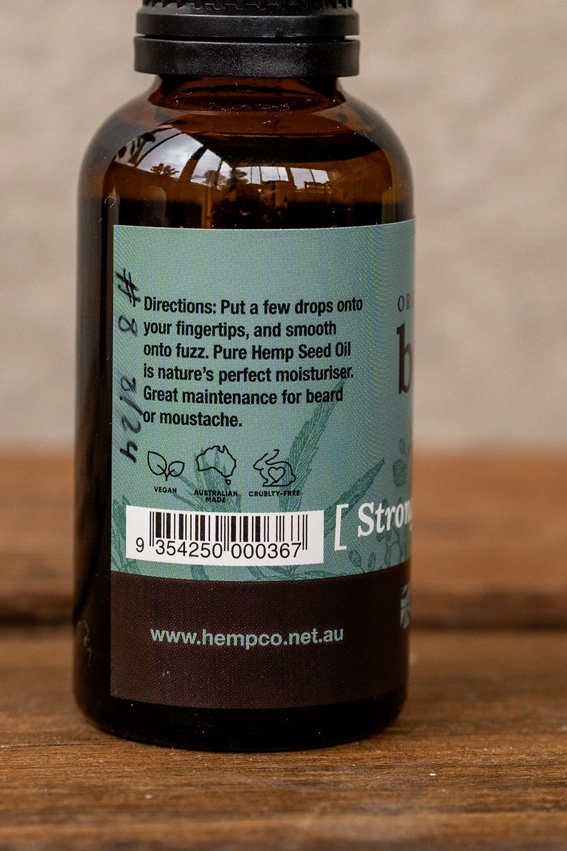 Organic Hemp Beard Oil image 3