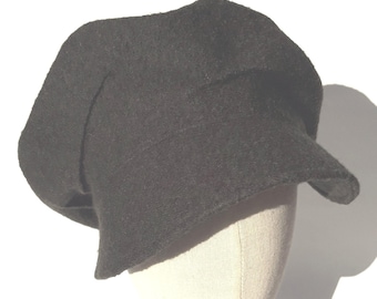 LY4U Casquette Plate En Fausse Laine Pour Femme - Chapeau De