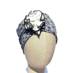 Turban Muetze, Sommer Turban Beret, bequeme leichte Therapie Muetze, Alopecia Chemo Kopfbedeckung Bild 1