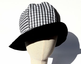 cappello donna impermeabile, cappello designer outdoor da pioggia, cappello stile anni 70, taglia M
