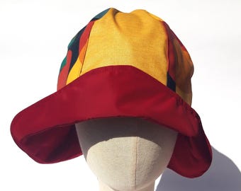 cappello da pioggia, cappello donna impermeabile, cappello colorato primavera autunno, taglia ML