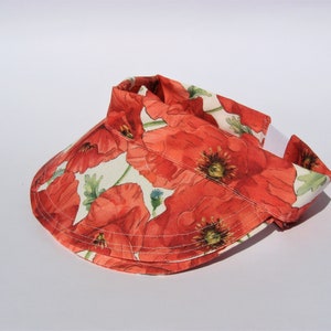 summer visor hat, womens sun visor, summer beach mountain visor, sun protection visor, size ML size ML