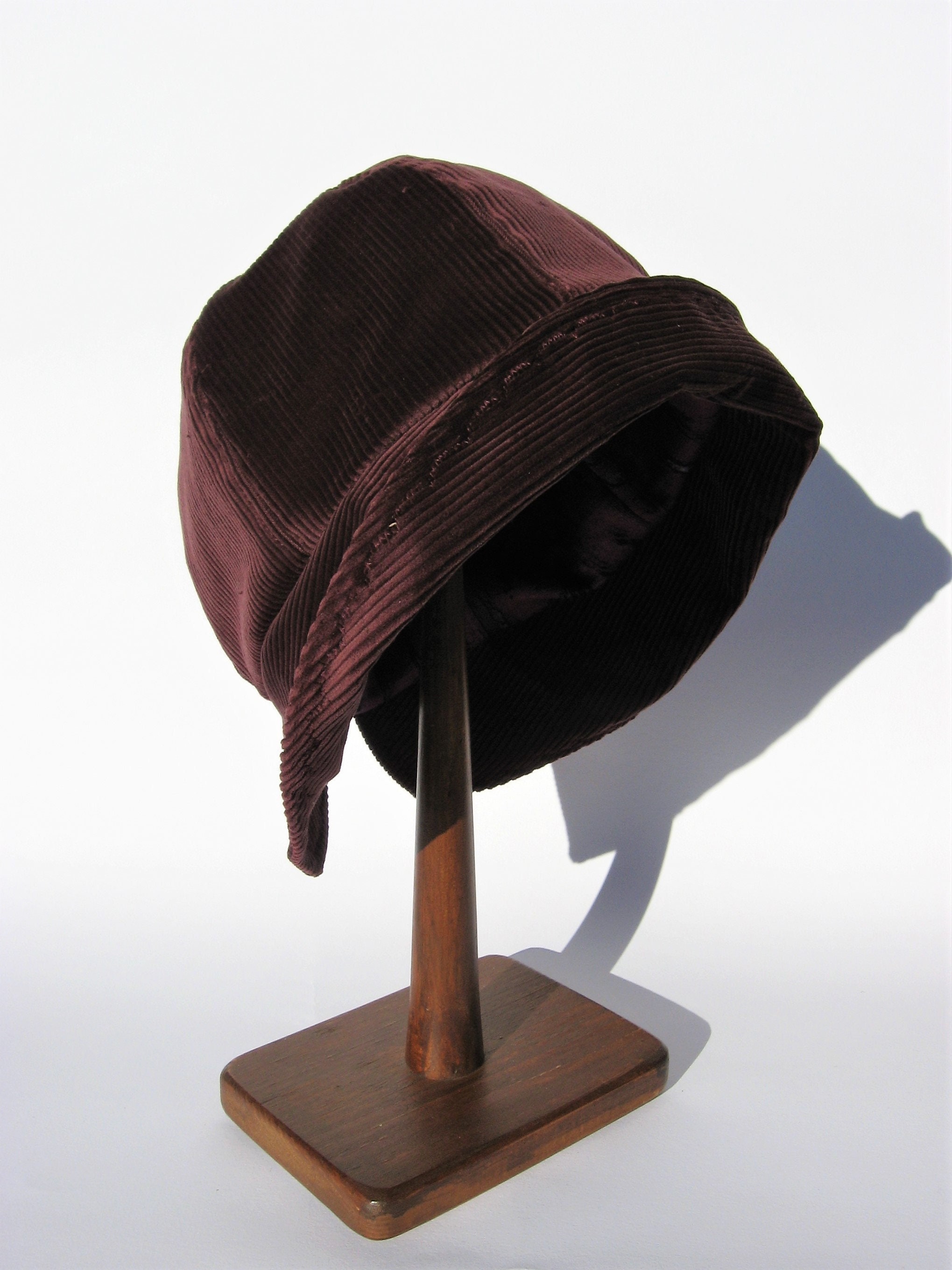 Velvet Cloche Hat 20s-30s Style 