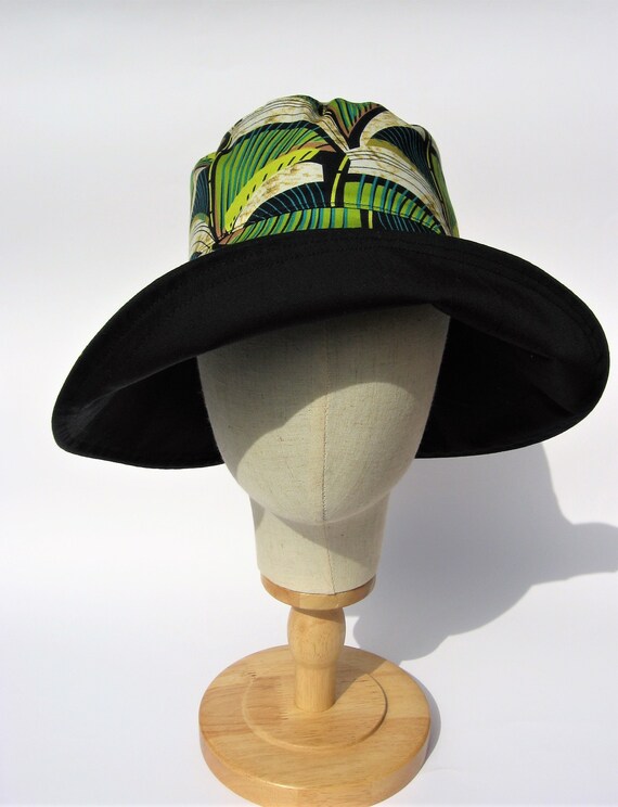 Colorful Wide Brim Summer Hat Two Side 