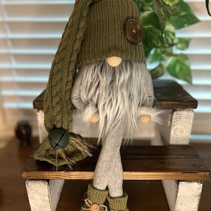 Sock Hat Gnome, Sock Gnome, Gnome, Winter Gnome, Button Gnome, Shelf Sitter Gnome, Gnome with arms and legs