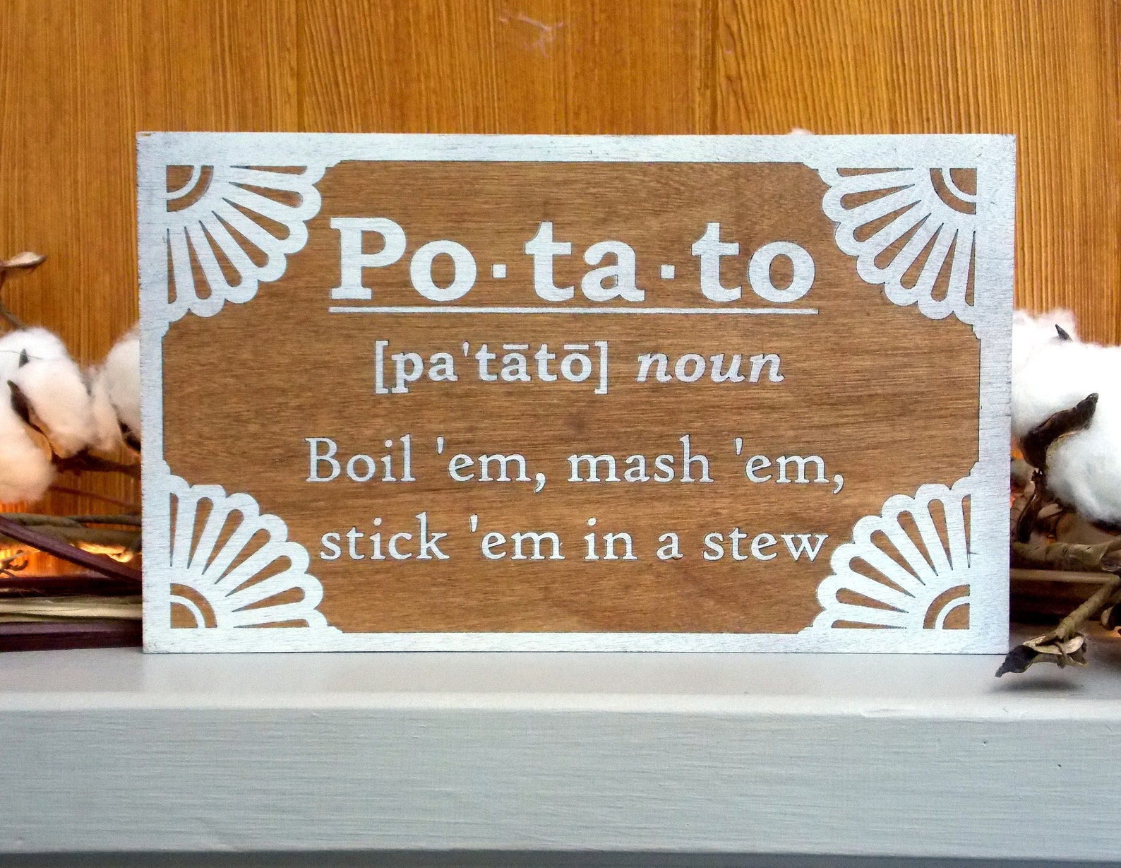 Potato Boil 'em Mash 'em Stick 'em in a Stew Etsy
