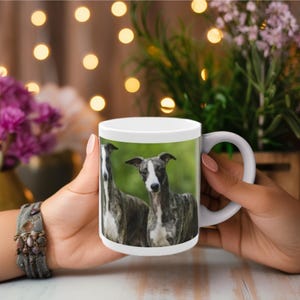 Greyhound Coffee Mug | Adorable Ceramic Gift for Dog Lovers| 11oz. Coffee Mug, Gift for Dog Lovers | Gift for Greyhound Lovers