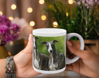 Greyhound Coffee Mug | Adorable Dog Lover Gift, 11oz Ceramic