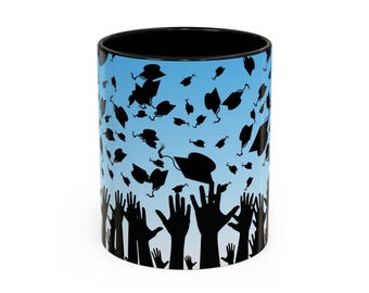 Abschlussfeier Kaffeetasse, 11 Unze, 15 Unze, Geschenke für bestandene Abschlussfeier