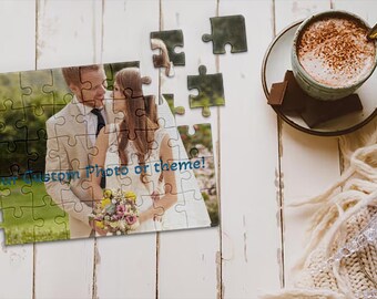 Individuell gestaltetes Fotopuzzle – Personalisierte Hochzeitserinnerung