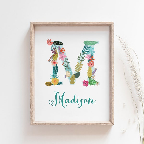 Baby Name Wall Art Etsy