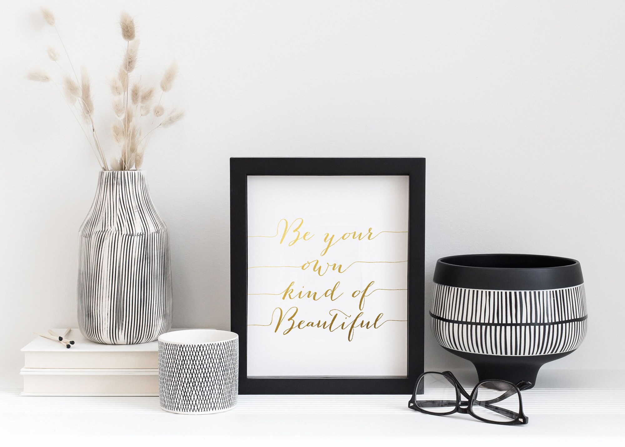 Custom Faux Gold Foil Print Wall Art You Personalize the Etsy Canada