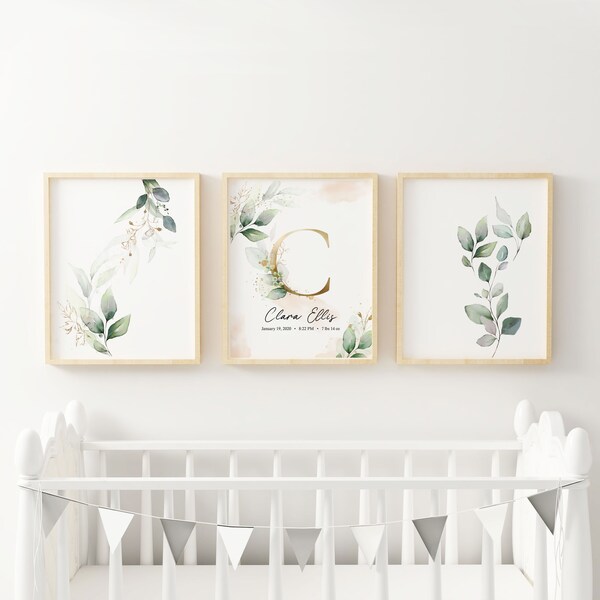 Gold Nursery Etsy