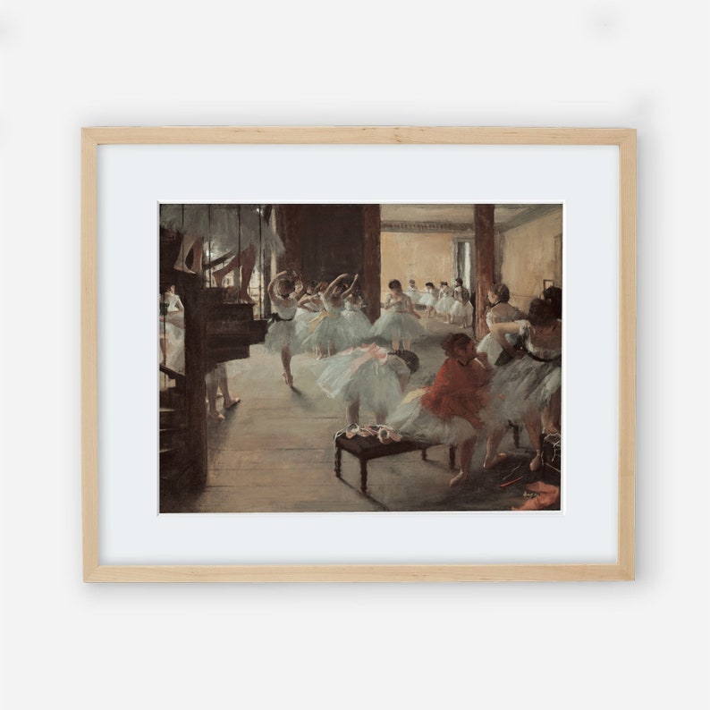 Dance Class Art Edgar Degas Vintage Wall Print Printed and Shipped to You image 3