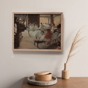 Dance Class Art Edgar Degas Vintage Wall Print Printed and Shipped to You image 5