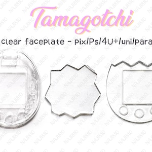 たまごっちパラダイス　交換用シェル　クリア　スケルトン　ケース　カバー　カスタム たまごっちパラダイス用のケース PC素材 Tamagotchi Paradise
