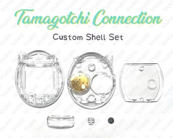 たまごっちスマート カスタム交換用シェル - フルセット - カメレオン