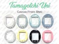 Tamagotchi Uni custom FRONT SHELL /  tansparent / pearlescent / glitter