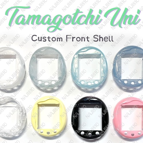 Tamagotchi Uni Custom FRONT SHELL / Tansparent / Pearlescent