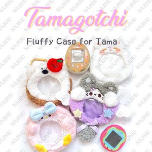 Tamagotchi fluffy case - cute angle animal case - dog/cat/bunny/panda/