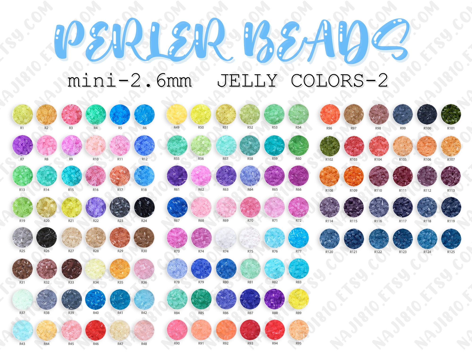  Feelmate Mini Fuse Beads Kit 26,000 pcs 48 Colors 2.6