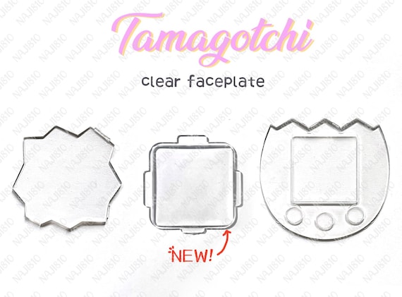 Tamagotchi Clear FACEPLATE Connection / Uni / Paradise / Pix / P's