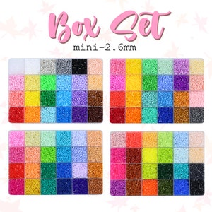 2.6mm Mini Beads BoxSet - (Perler Beads/Hama Beads/Fuse Beads)