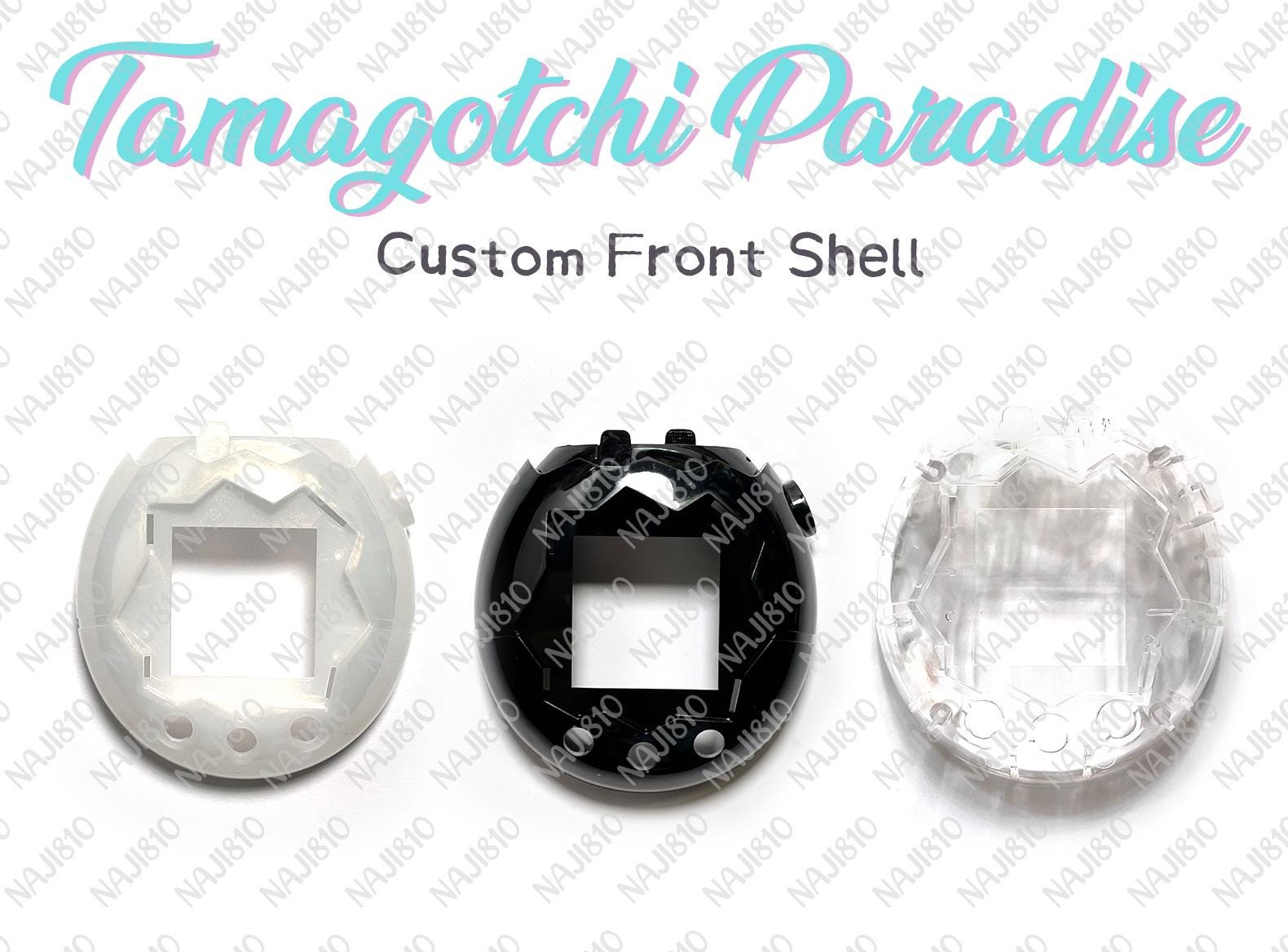 たまごっちパラダイス　カスタムシェル　カバー たまごっちパラダイス カスタムフロントシェル / 透明 / パール - Etsy