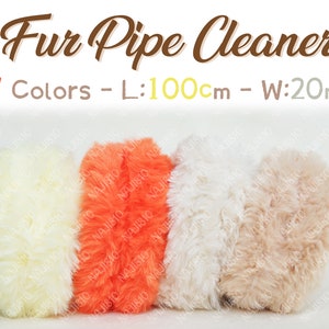 100cm-37 colors-Fur Pipe Cleaner/high quality/animals craft/chenille stems