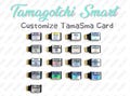 Tamagotchi smart - costomize TamaSmaCard - sanrio/marin/rainbow/one piece/magic/