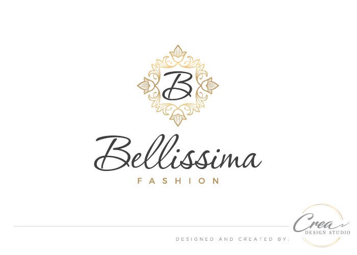 Gold logo Photography logo Boutique logo design Premade | Etsy