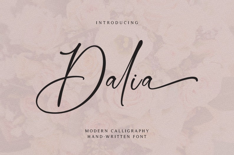 Signature Fonts Script Fonts Procreate Fonts Calligraphy Etsy India